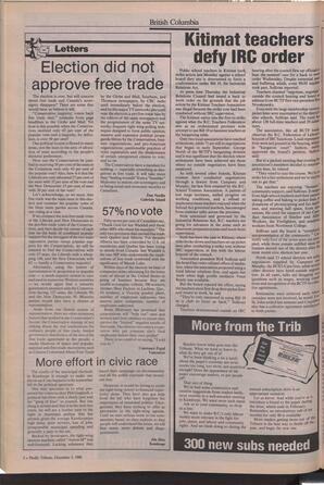   The Pacific Tribune - Monday, December 5, 1988   , page 2