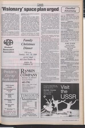   The Pacific Tribune - Monday, November 28, 1988   , page 11