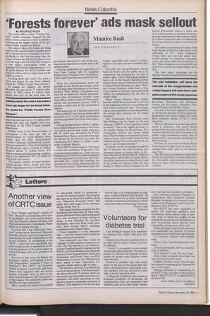   The Pacific Tribune - Monday, November 28, 1988   , page 3