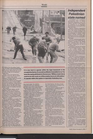   The Pacific Tribune - Monday, November 21, 1988   , page 7