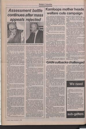   The Pacific Tribune - Monday, November 21, 1988   , page 2