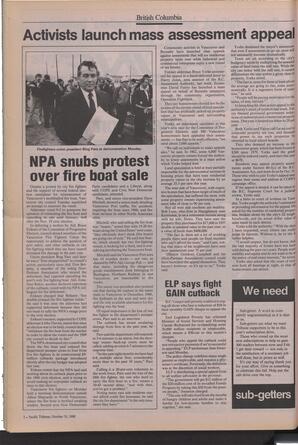   The Pacific Tribune - Monday, October 31, 1988   , page 2