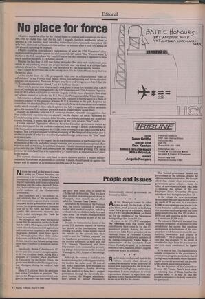   The Pacific Tribune - Wednesday, July 13, 1988   , page 4