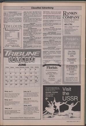   The Pacific Tribune - Wednesday, June 15, 1988   , page 11