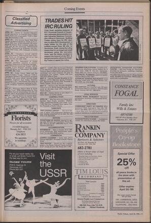   The Pacific Tribune - Wednesday, April 20, 1988   , page 11