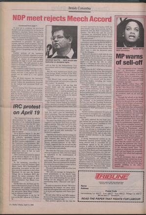   The Pacific Tribune - Wednesday, April 13, 1988   , page 12