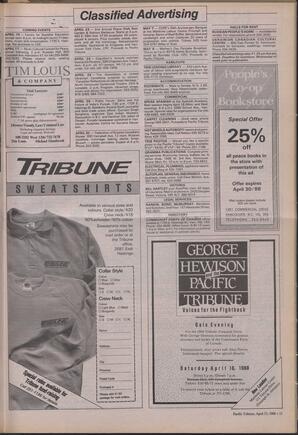   The Pacific Tribune - Wednesday, April 13, 1988   , page 11