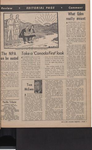   The Pacific Tribune - Friday, July 6, 1956   , page 6