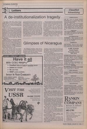   The Pacific Tribune - Wednesday, January 27, 1988   , page 11