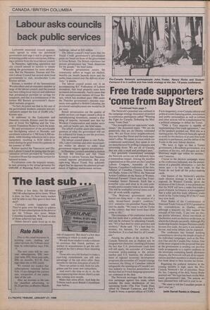   The Pacific Tribune - Wednesday, January 27, 1988   , page 2