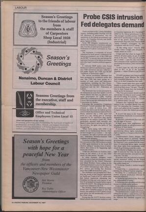   The Pacific Tribune - Wednesday, December 16, 1987   , page 6