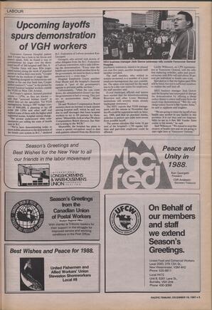  The Pacific Tribune - Wednesday, December 16, 1987   , page 5