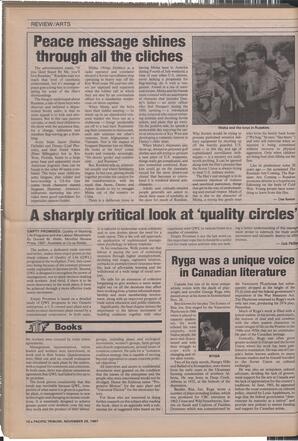   The Pacific Tribune - Wednesday, November 25, 1987   , page 10