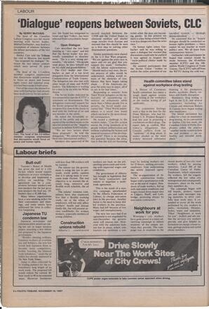   The Pacific Tribune - Wednesday, November 18, 1987   , page 6