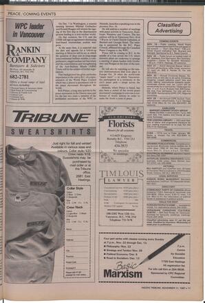   The Pacific Tribune - Wednesday, November 11, 1987   , page 11