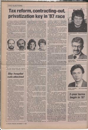   The Pacific Tribune - Wednesday, November 11, 1987   , page 2