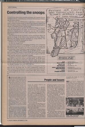   The Pacific Tribune - Wednesday, September 23, 1987   , page 4