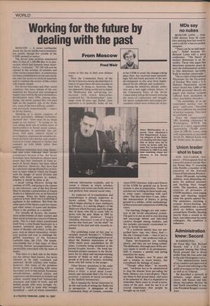   The Pacific Tribune - Wednesday, June 10, 1987   , page 8