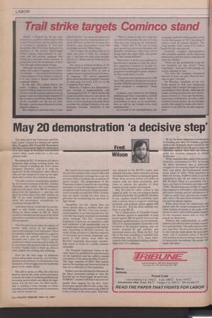   The Pacific Tribune - Wednesday, May 13, 1987   , page 12