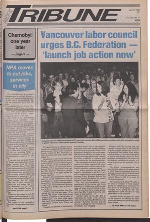   The Pacific Tribune - Wednesday, May 6, 1987   , page 1