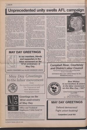   The Pacific Tribune - Wednesday, April 29, 1987   , page 6