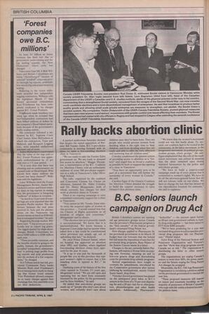   The Pacific Tribune - Wednesday, April 8, 1987   , page 2