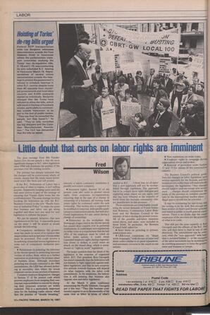   The Pacific Tribune - Wednesday, March 18, 1987   , page 12