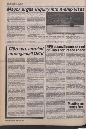   The Pacific Tribune - Wednesday, March 11, 1987   , page 2
