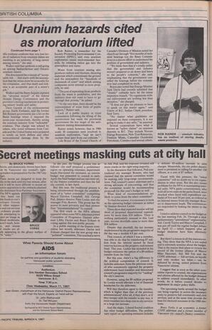   The Pacific Tribune - Wednesday, March 4, 1987   , page 2