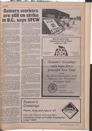   The Pacific Tribune - Wednesday, December 17, 1986   , page 3