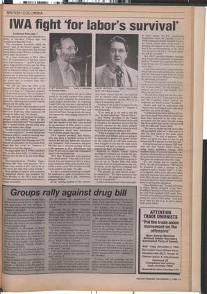   The Pacific Tribune - Wednesday, December 3, 1986   , page 3