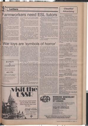   The Pacific Tribune - Wednesday, November 19, 1986   , page 11