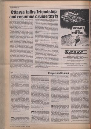   The Pacific Tribune - Wednesday, October 15, 1986   , page 4