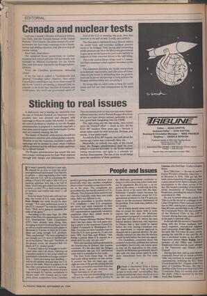   The Pacific Tribune - Wednesday, September 24, 1986   , page 4