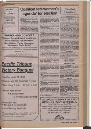   The Pacific Tribune - Wednesday, June 11, 1986   , page 11