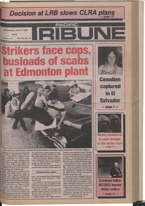   The Pacific Tribune - Wednesday, June 4, 1986   , page 1