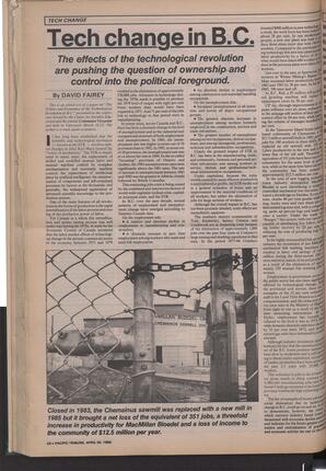   The Pacific Tribune - Wednesday, April 30, 1986   , page 20