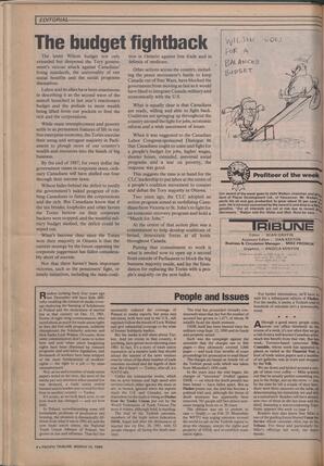   The Pacific Tribune - Wednesday, March 12, 1986   , page 4
