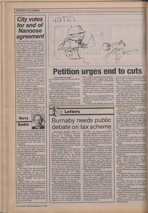   The Pacific Tribune - Wednesday, March 12, 1986   , page 2