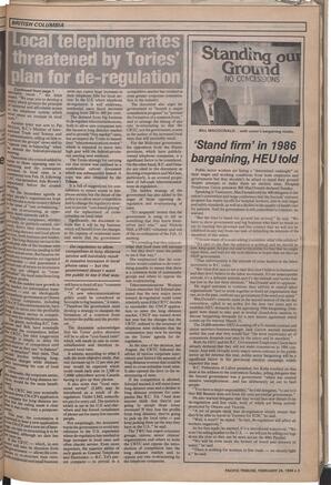   The Pacific Tribune - Wednesday, February 26, 1986   , page 3