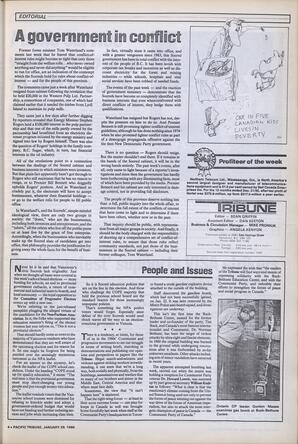   The Pacific Tribune - Wednesday, January 29, 1986   , page 7