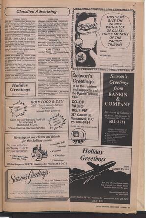  The Pacific Tribune - Wednesday, December 18, 1985   , page 27