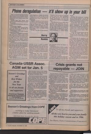   The Pacific Tribune - Wednesday, December 18, 1985   , page 2