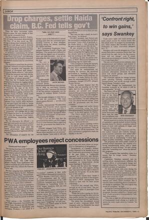   The Pacific Tribune - Wednesday, December 4, 1985   , page 3
