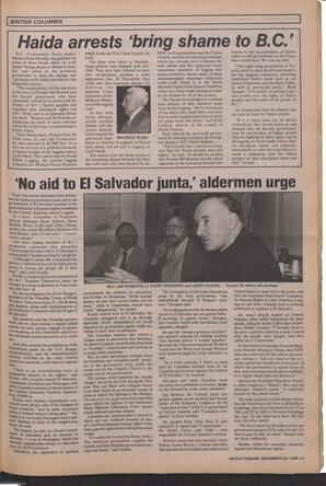   The Pacific Tribune - Wednesday, November 20, 1985   , page 3