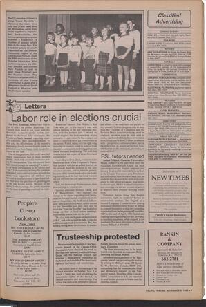   The Pacific Tribune - Wednesday, November 6, 1985   , page 7