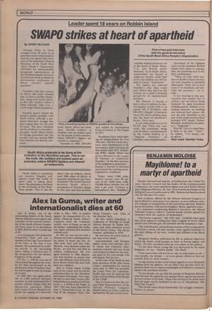   The Pacific Tribune - Wednesday, October 30, 1985   , page 8