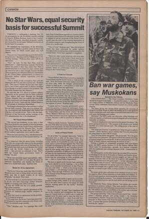   The Pacific Tribune - Wednesday, October 30, 1985   , page 5