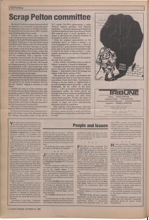   The Pacific Tribune - Wednesday, October 30, 1985   , page 4