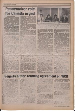   The Pacific Tribune - Wednesday, October 30, 1985   , page 3